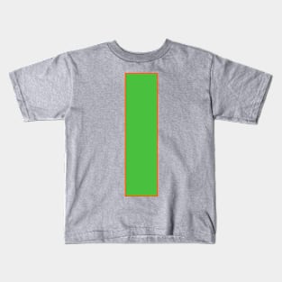 Gallant in Green: I's Defining edge Kids T-Shirt